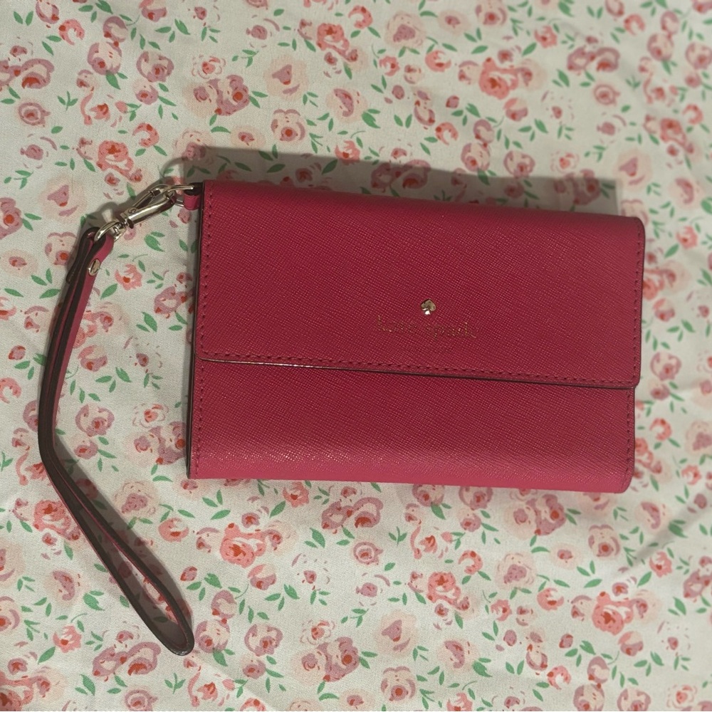 Kate Spade Pink Wristlet Wallet